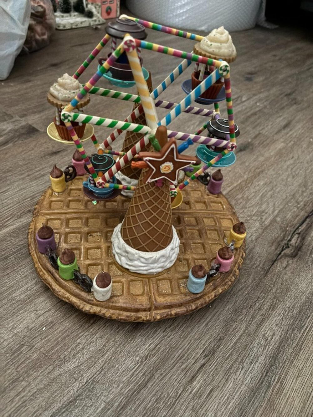 Lemas Sugar N Spice Ferris Wheel Christmas light up village accessories